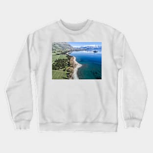 Lake Wanaka from the air 1 Crewneck Sweatshirt